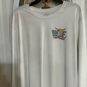 White Long Sleeve Tee
